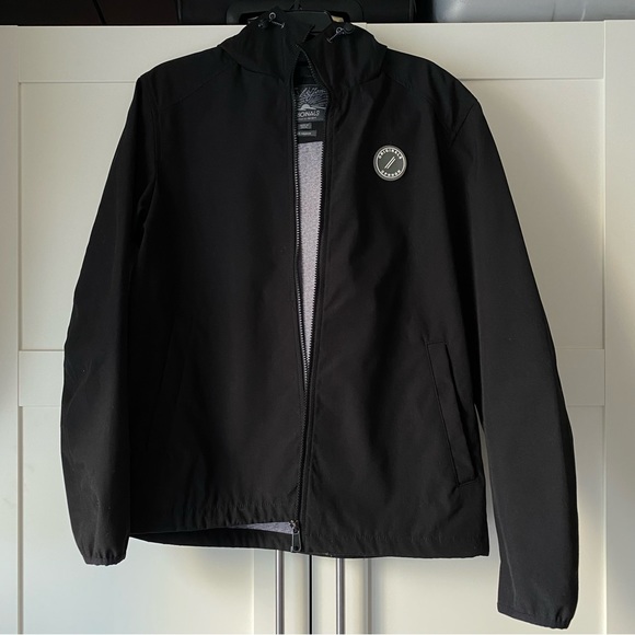 NWOT Jack and Jones original spring zip up jacket with hood (M) - Picture 4 of 6